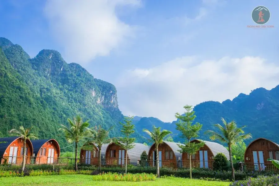 The famous Chay Lap Farmstay accommodation with mountain views is around 45 dollars per night